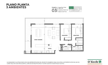 Departamento en venta 3 ambientes - En Pozo - Sensum Quilmes Condominio Resort.