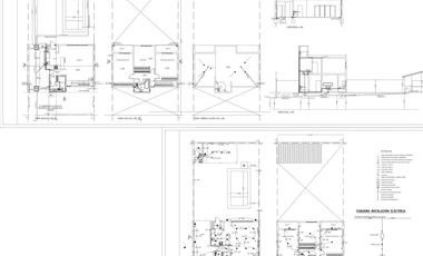 Casa en construcción y quincho terminado.