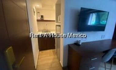 Departamento Amueblado en Renta en Campestre Churubusco, Coyoacan CR 26-2461.