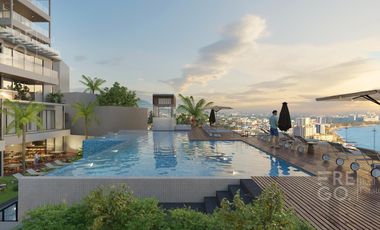Penthouse en venta en Puerto Vallarta, con vista al mar.