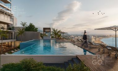 Penthouse en venta en Puerto Vallarta, con vista al mar.