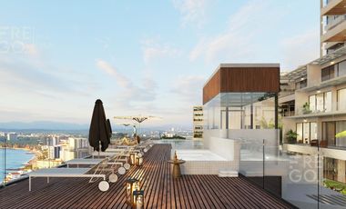 Penthouse en venta en Puerto Vallarta, con vista al mar.