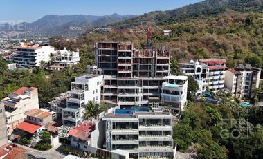 Penthouse en venta en Puerto Vallarta, con vista al mar.