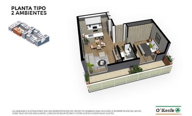 Departamento en 2 plantas en venta 3 ambientes - En Pozo - Sensum Quilmes Condominio   Resort.