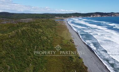 Terreno con orilla de mar en «Playa Rahue», vistas espectaculares y alto potencial inmobiliario