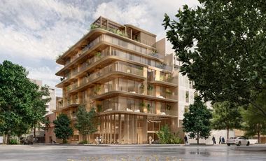 Piso de 4 ambientes con dependencia, terraza y piscina privada en Bajo Belgrano full amenities