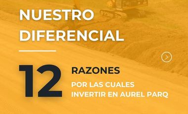 TERRENO EN VENTA EN PARQUE INDUSTRIAL AUREL PARQ !!