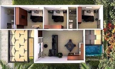 Venta Casa en Conkal en Privada Residencial al norte de Merida