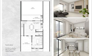 Venta Casa remodelada a nueva 2 dorm. B° Candioti