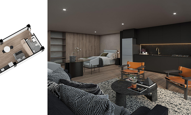 Departamento SUITE en PREVENTA, Colonia Americana, Guadalajara, Jalisco.