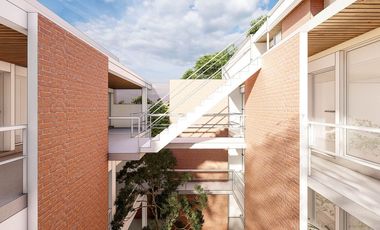 DEPARTAMENTO DE UN DORMITORIO CON  PATIO EN CONSTR