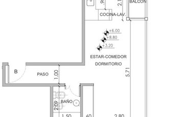Departamento - Venta - Villa Ortuzar - Monoambiente de pozo