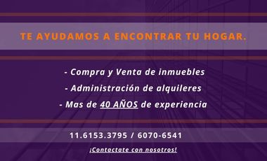 Monoambiente divisible a estrenar – 80 m² apto profesional