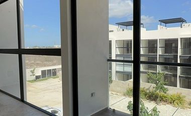Departamento de dos recámaras en renta en Temozón Norte, Mérida