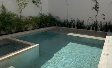 Departamento de dos recámaras en renta en Temozón Norte, Mérida