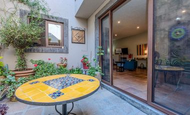 Departamento en venta en San Miguel de Allende con patio y cerca del Centro