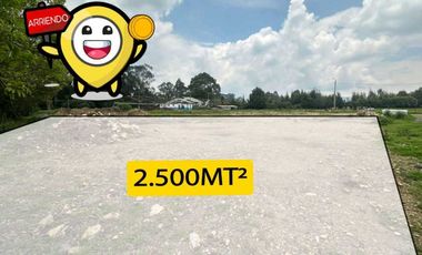 ARRIENDO LOTE 2.500 MT2 VIA SIBERIA TENJO.