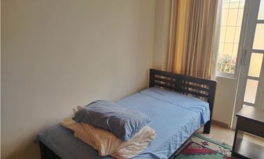 ARRIENDO POR MESES APTO 50 M2 AMOBLADO - 3 HABITACIONES - CHIA