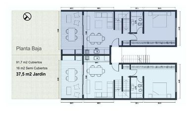 Venta en Pozo Departamento Duplex 4 amb Benavidez Entrega 2027 ANTICIPO y CUOTAS