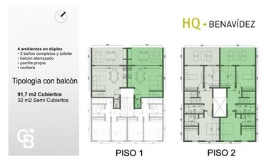 Venta en Pozo Departamento Duplex 4 amb Benavidez Entrega 2027 ANTICIPO y CUOTAS