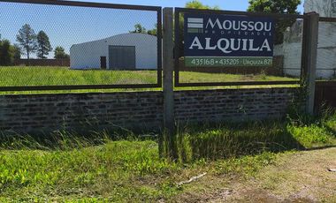 Galpón en alquiler con amplio terreno