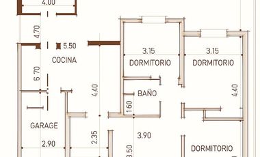 Casa en Barrio 9 de Julio