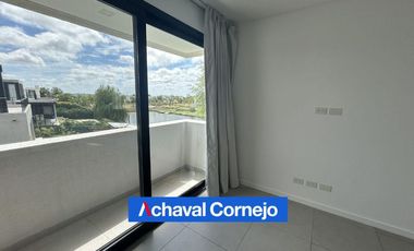 VENTA y ALQUILER casa al lago en barrio Vistas, Puertos (3 dormitorios, dependencia, pileta)
