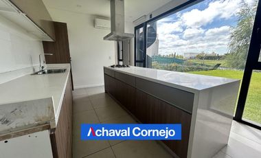 VENTA y ALQUILER casa al lago en barrio Vistas, Puertos (3 dormitorios, dependencia, pileta)