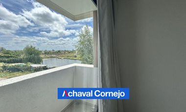 VENTA y ALQUILER casa al lago en barrio Vistas, Puertos (3 dormitorios, dependencia, pileta)