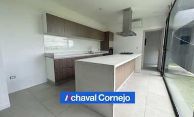 VENTA y ALQUILER casa al lago en barrio Vistas, Puertos (3 dormitorios, dependencia, pileta)