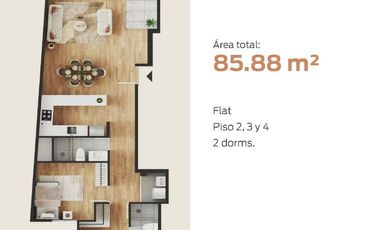 Departamento De Estreno Con Balcón Y Cocina Abierta En Surco | Proyecto Bartolomé Iv - Dpto 202