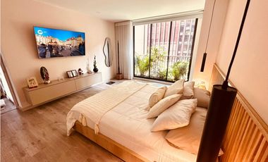 acogedor apartamento en altos del poblado con espectacular vista