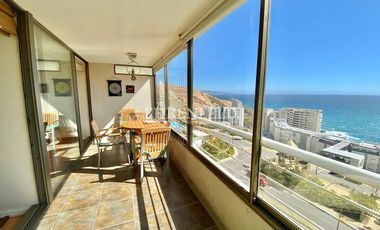 Concón, Costa de Montemar. Departamento de 84 m2, vista al mar.