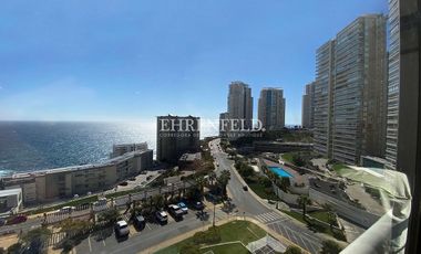 Concón, Costa de Montemar. Departamento de 84 m2, vista al mar.