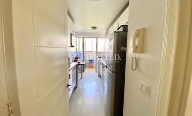 Concón, Costa de Montemar. Departamento de 84 m2, vista al mar.