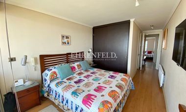 Concón, Costa de Montemar. Departamento de 84 m2, vista al mar.