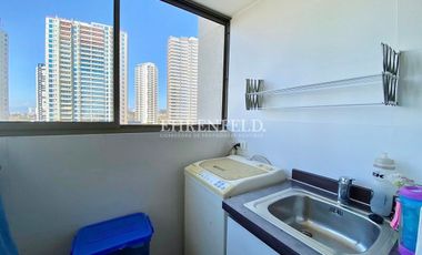 Concón, Costa de Montemar. Departamento de 84 m2, vista al mar.