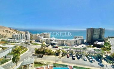 Concón, Costa de Montemar. Departamento de 84 m2, vista al mar.