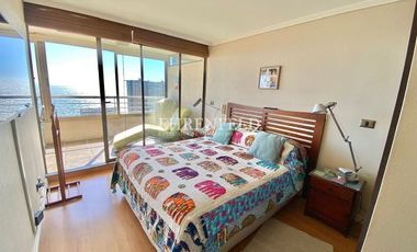 Concón, Costa de Montemar. Departamento de 84 m2, vista al mar.
