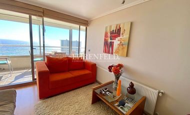 Concón, Costa de Montemar. Departamento de 84 m2, vista al mar.