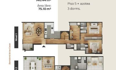 Dúplex De Estreno Con Terrazas En Surco | Proyecto Bartolomé Iv - Dpto 501