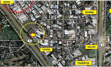 Alquiler de Terreno industrial sobre Colectora ramal Pilar km.33