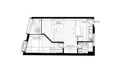 VENTA: Departamento de un dormitorio con amenities en Avenida Pellegrini, Centro, Rosario