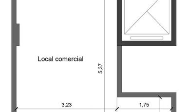Venta local de 24 m2 con baño en Wilde