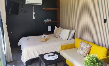 Casa en venta tipo Tiny House contenedor en Aldea Balha Telchac Puerto, Yucatán.