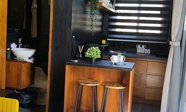 Casa en venta tipo Tiny House contenedor en Aldea Balha Telchac Puerto, Yucatán.