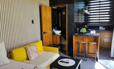 Casa en venta tipo Tiny House contenedor en Aldea Balha Telchac Puerto, Yucatán.