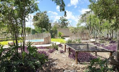 Casa en venta tipo Tiny House contenedor en Aldea Balha Telchac Puerto, Yucatán.