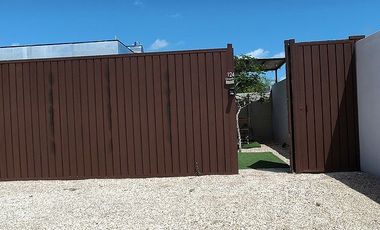 Casa en venta tipo Tiny House contenedor en Aldea Balha Telchac Puerto, Yucatán.