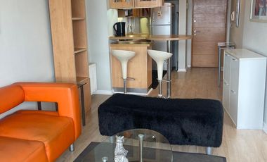 Arriendo depto. 1D1B amoblado - Metro Salvador